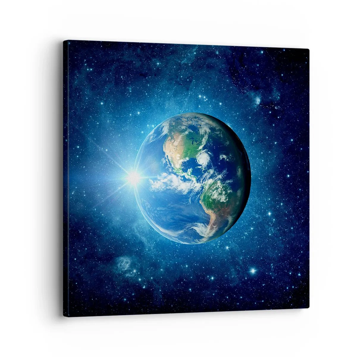 Schilderen op canvas - We zijn in de hemel - 30x30 cm