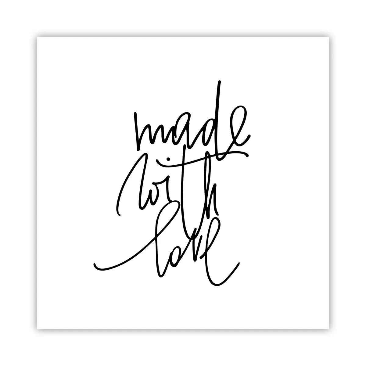 Poster - Het beste merk - 40x40 cm