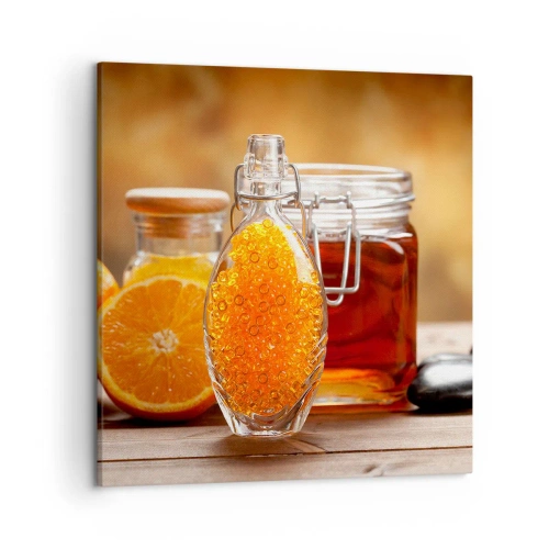 Schilderen op canvas - Zonnige smaken en aroma's - 50x50 cm