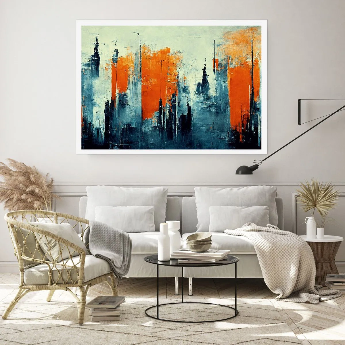 Poster - Modern landschap - 40x30 cm