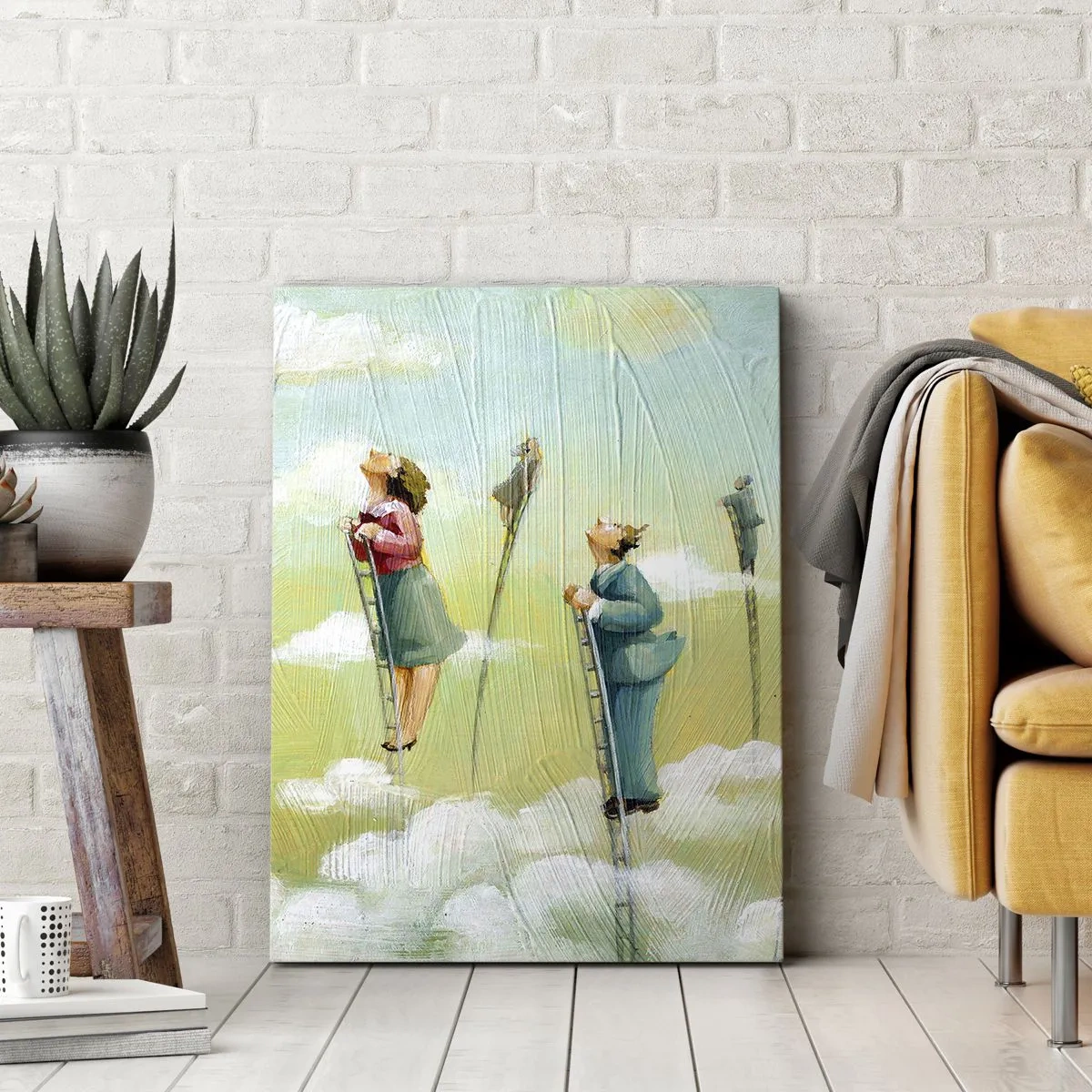 Schilderen op canvas - Achter je droom - 50x70 cm