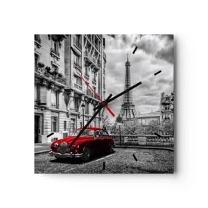 Wandklok - Klok - Roofdier in de stad - 30x30 cm