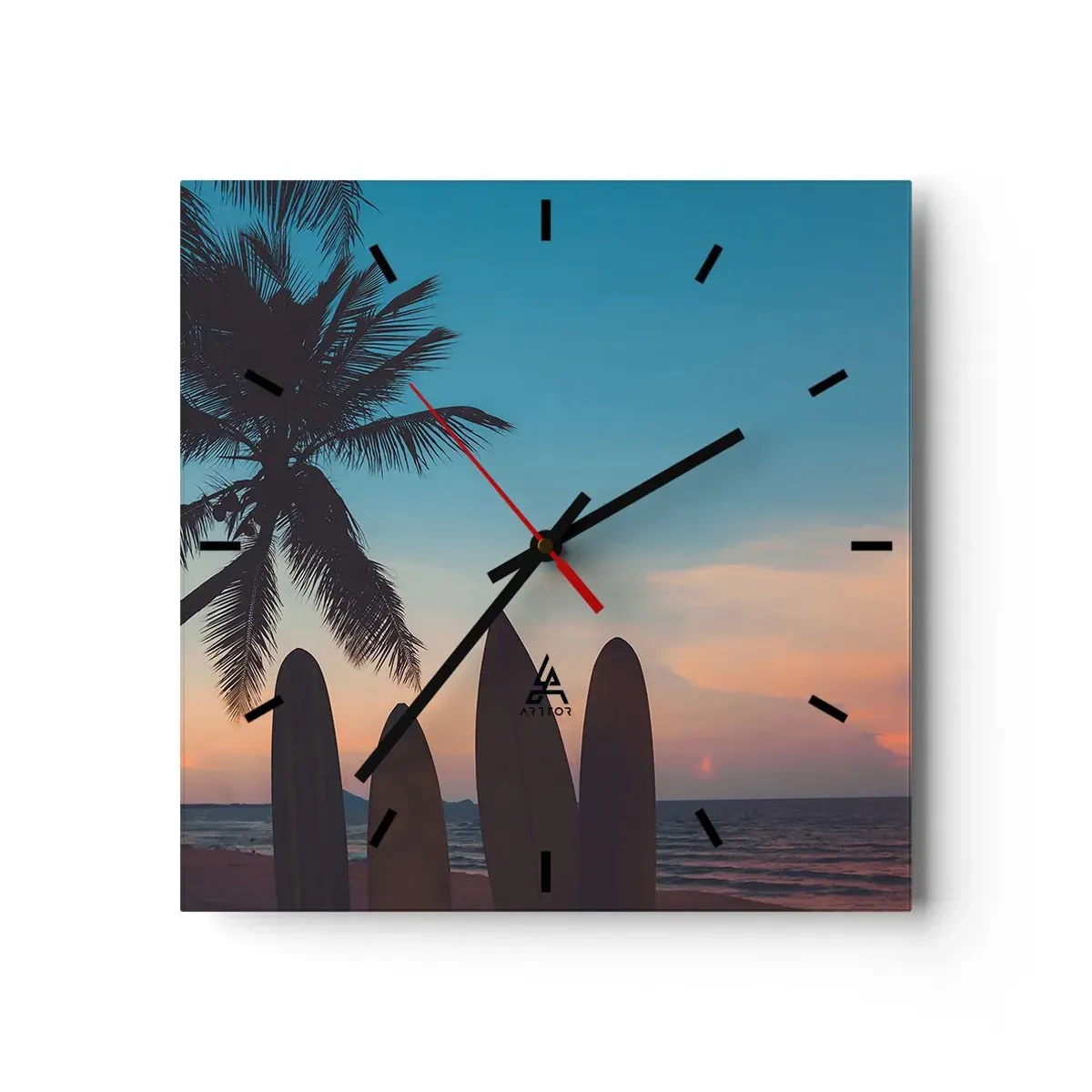 Wandklok - Klok - Morgen wordt ook leuk - 30x30 cm