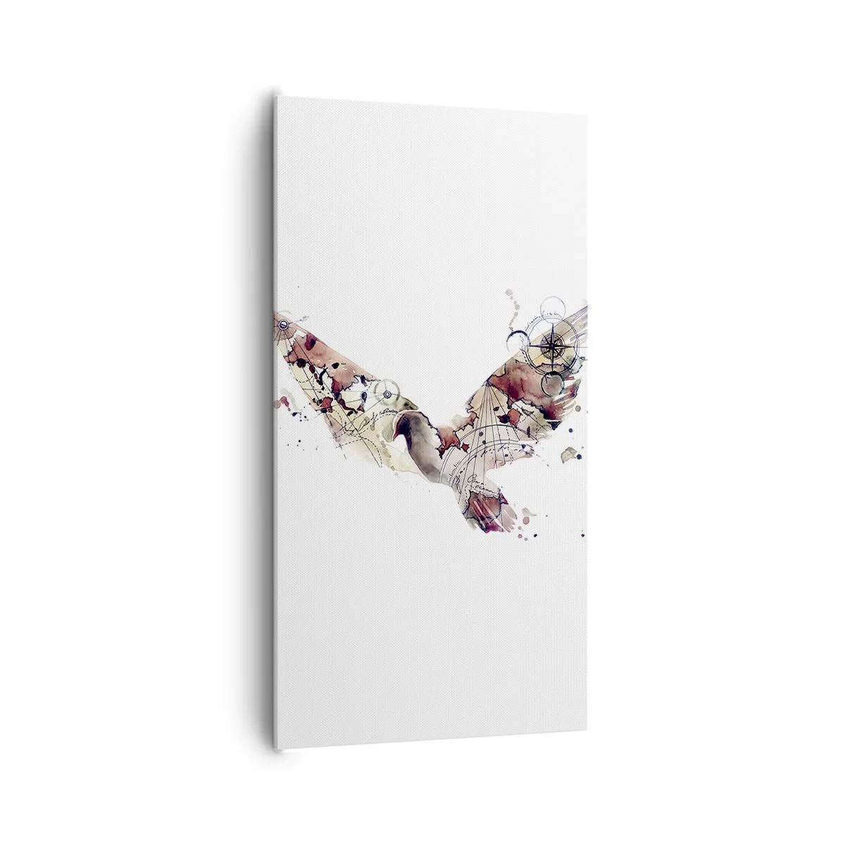 Schilderen op canvas - Een bovenhandse wandelaar - 65x120 cm