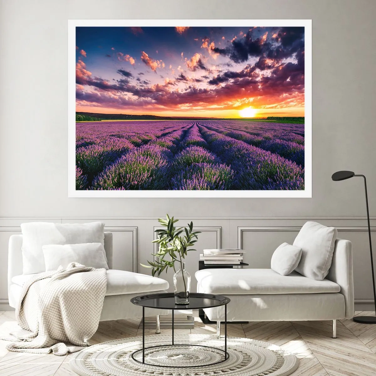 Poster - Lavendel wereld - 50x40 cm