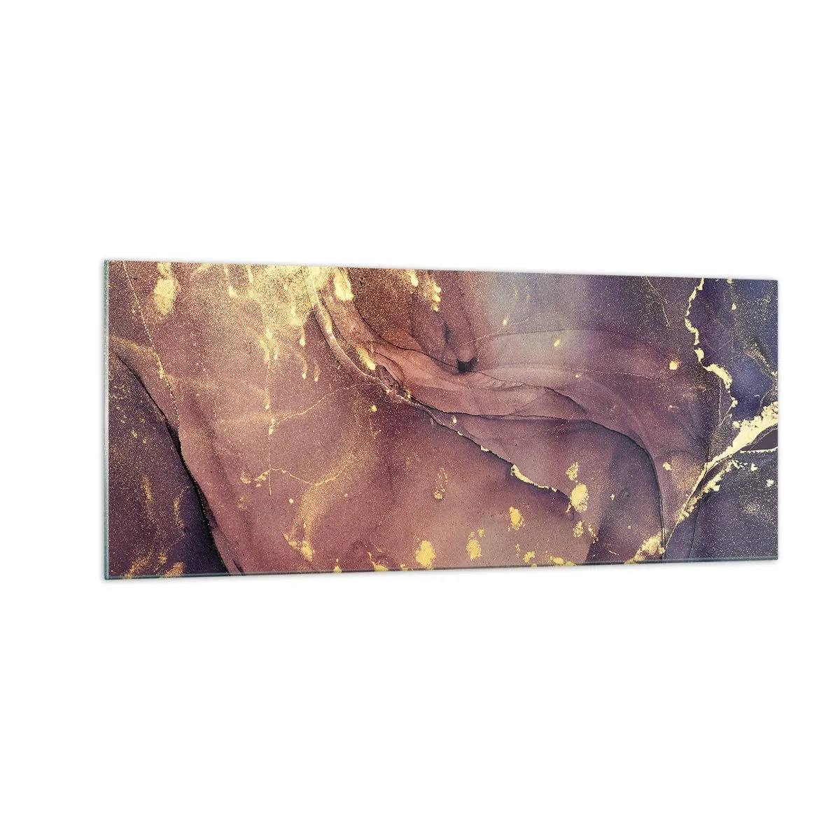 Schilderen op glas - Materie en geest - 100x40 cm