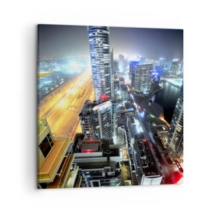 Schilderen op canvas - Een wonder in de woestijn - 50x50 cm