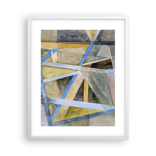Poster in een witte lijst - Recht of diagonaal? - 40x50 cm