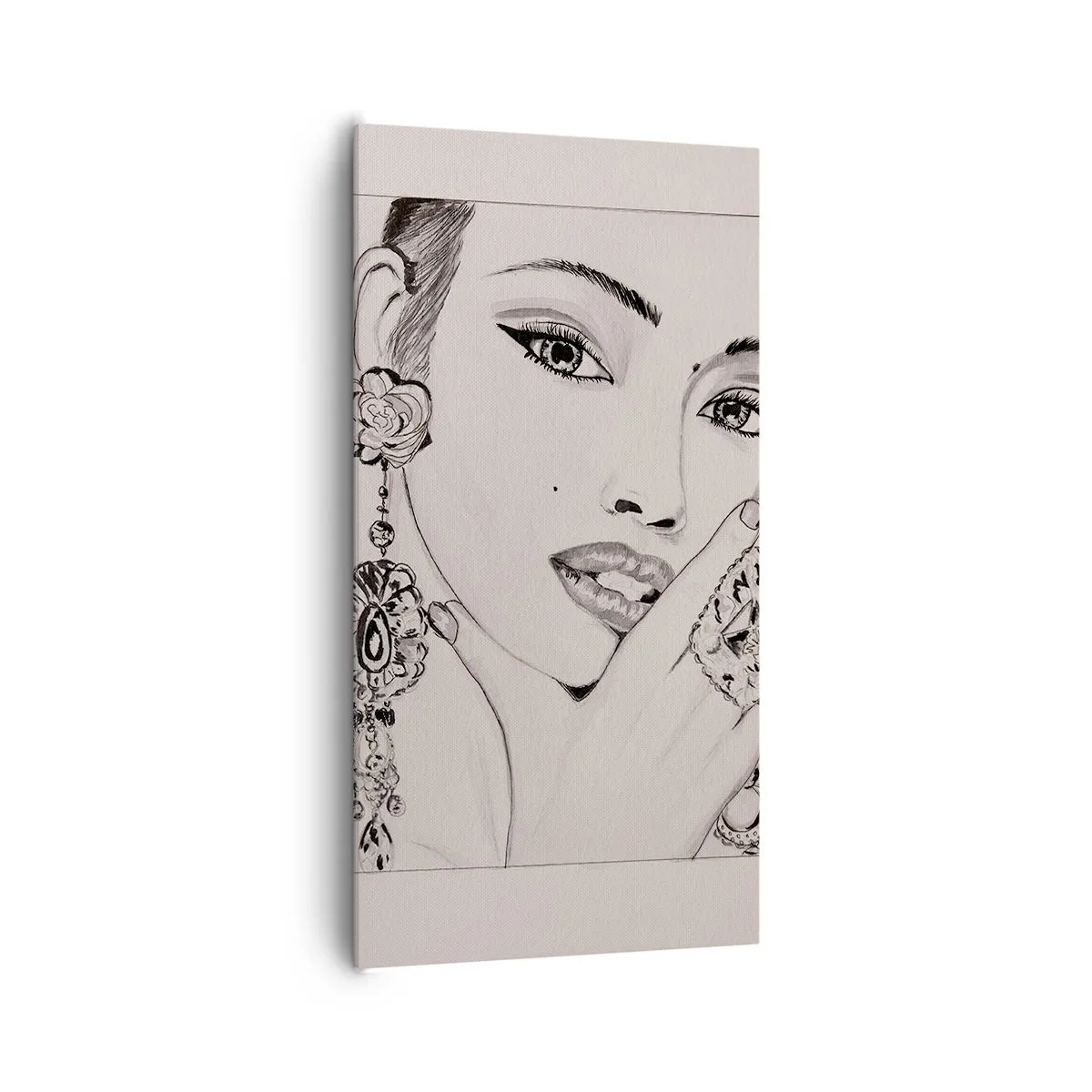 Schilderen op canvas - Het mooiste juweeltje - 65x120 cm