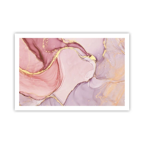 Poster - Een streling van kleuren - 91x61 cm