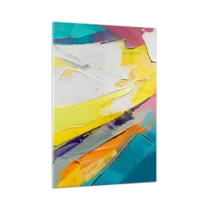 Schilderen op glas - De anatomie van licht - 50x70 cm