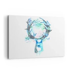 Schilderen op canvas - De kracht en delicatesse van de natuur - 100x70 cm