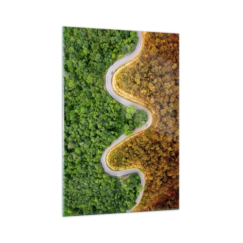 Schilderen op glas - Grenzen en doorbraken - 70x100 cm