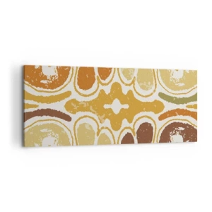 Schilderen op canvas - Sentimentele abstractie - 120x50 cm