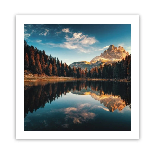 Poster - Dubbel landschap - 50x50 cm