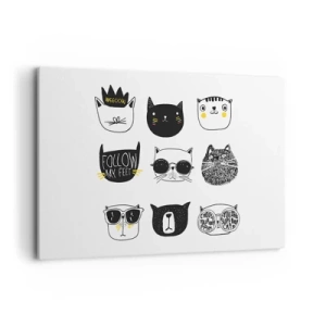 Schilderen op canvas - Iedereen is anders - 120x80 cm