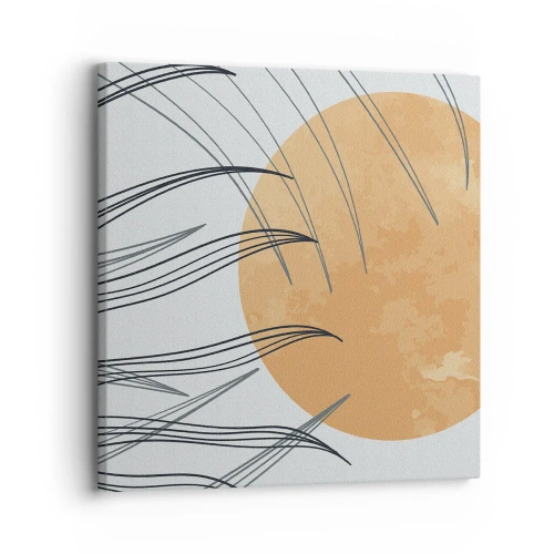 Schilderen op canvas - Altijd naar de zon - 30x30 cm