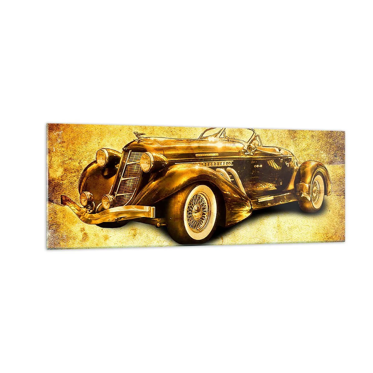 Schilderen op glas - Elite van de elite - 140x50 cm