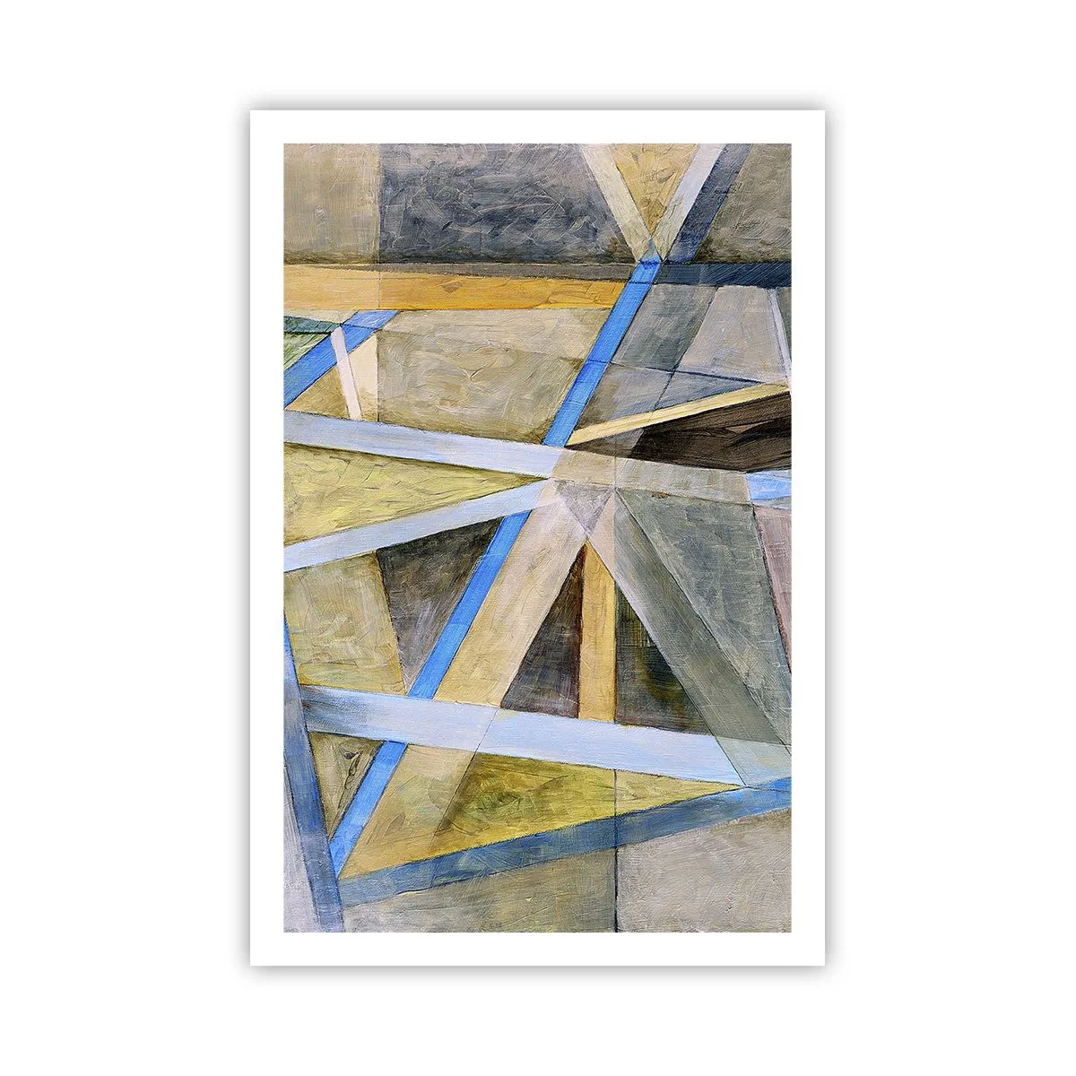 Poster - Recht of diagonaal? - 61x91 cm