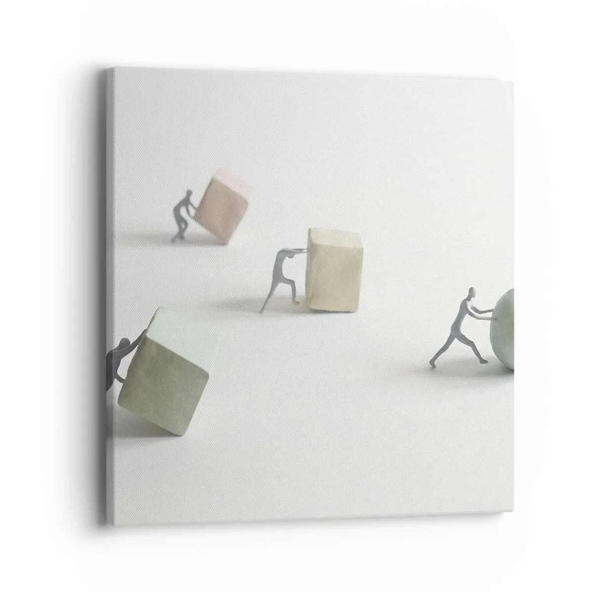 Schilderen op canvas - Puur leven - 40x40 cm