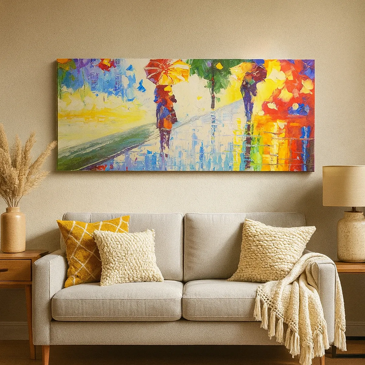 Schilderen op canvas - Nu is het helemaal duidelijk - 30x30 cm