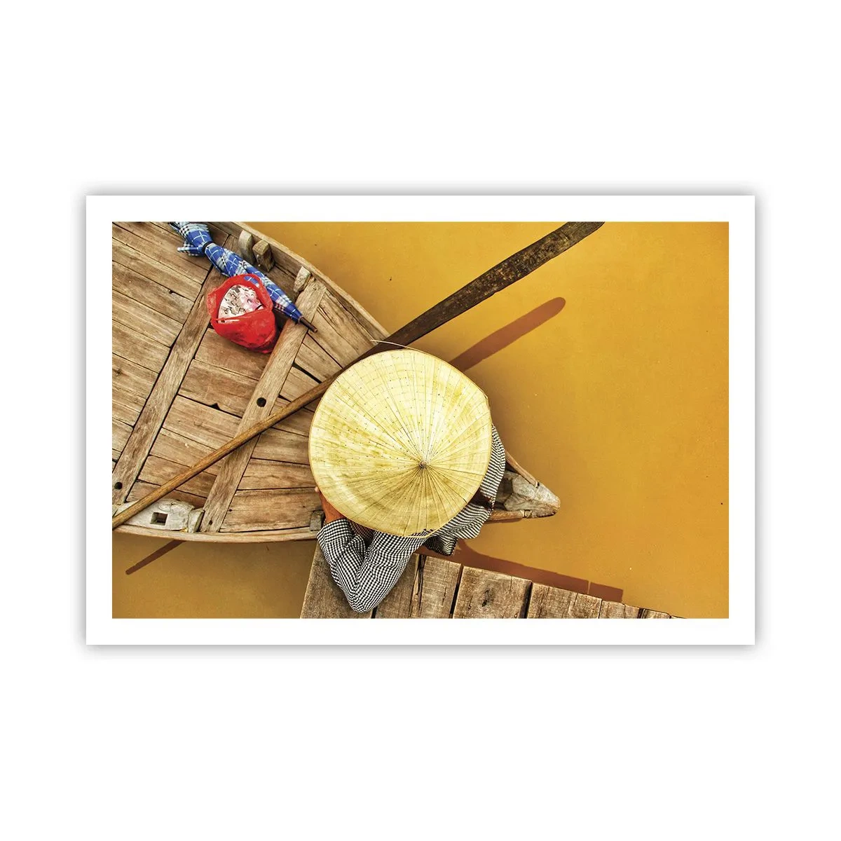 Poster - Het leven op de Gele Rivier - 91x61 cm