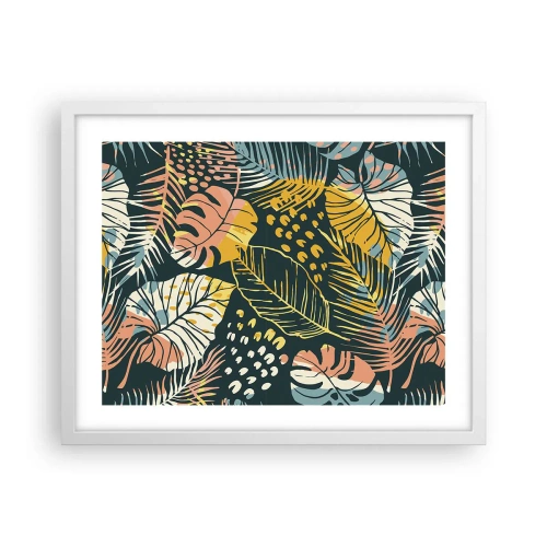 Poster in een witte lijst - Lommerrijke fantasie - 50x40 cm