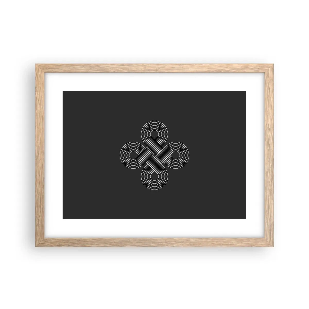 Een poster in een licht eiken lijst - In de Keltische geest - 40x30 cm