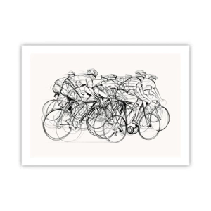 Poster - Samen als team - 70x50 cm