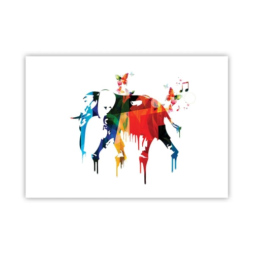 Poster - Iedereen kan dansen - 100x70 cm