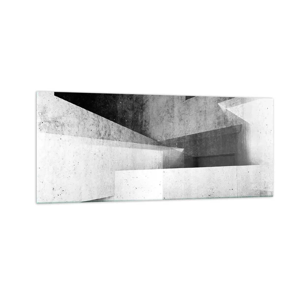 Schilderen op glas - De structuur van de ruimte - 100x40 cm