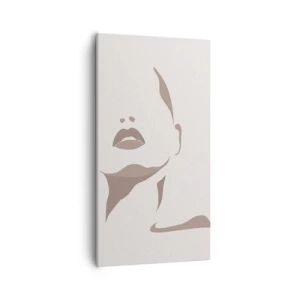 Schilderen op canvas - Gemaakt van licht en schaduw - 55x100 cm