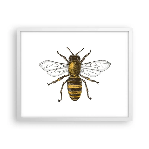 Poster in een witte lijst - Mooi en goed - 50x40 cm