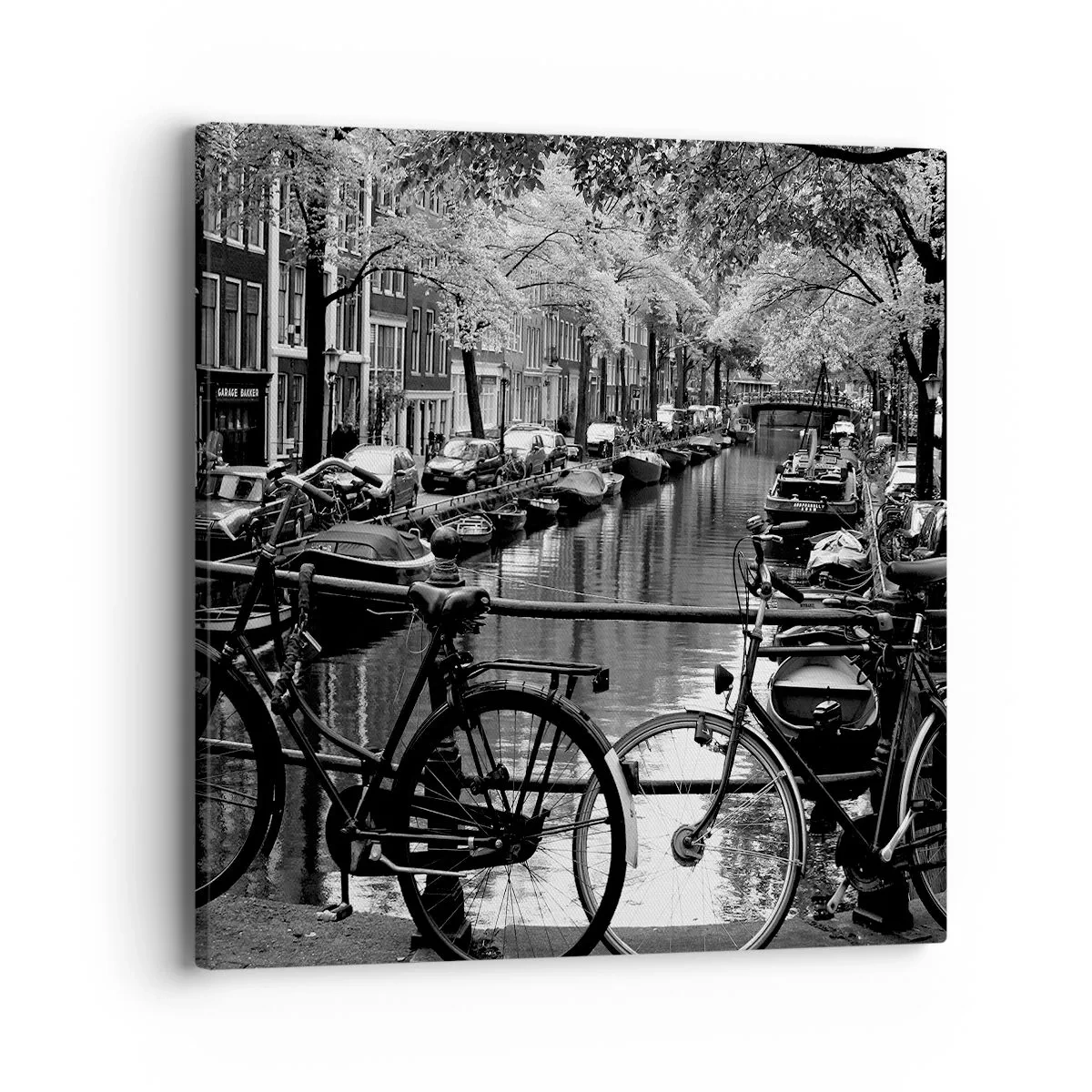 Schilderen op canvas - Een heel Nederlands uitzicht - 40x40 cm