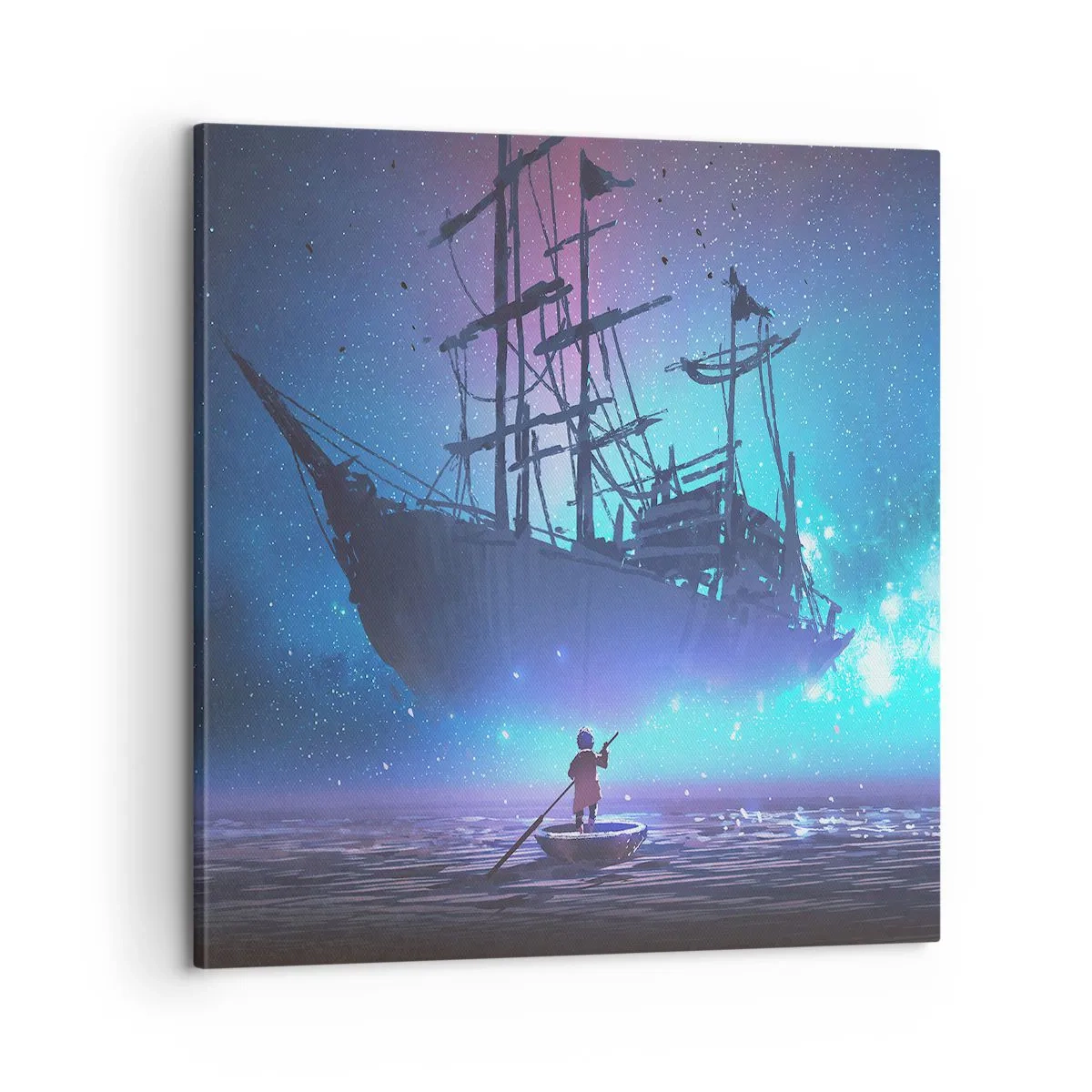 Schilderen op canvas - Ontmoeting met de mythe van de zee - 60x60 cm