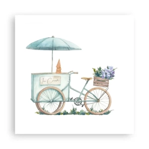 Poster - Zoete herinnering aan de zomer - 50x50 cm