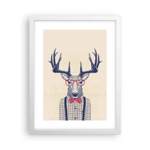 Poster in een witte lijst - Een grappig extravaganza - 30x40 cm