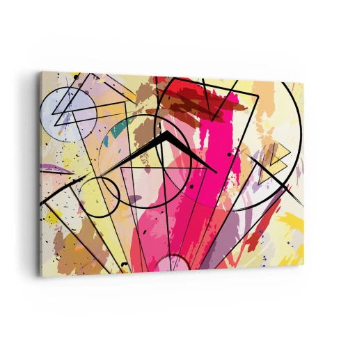 Schilderen op canvas - Explosie - 100x70 cm