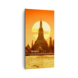 Schilderen op canvas - Naar de zon, altijd naar de zon toe - 65x120 cm