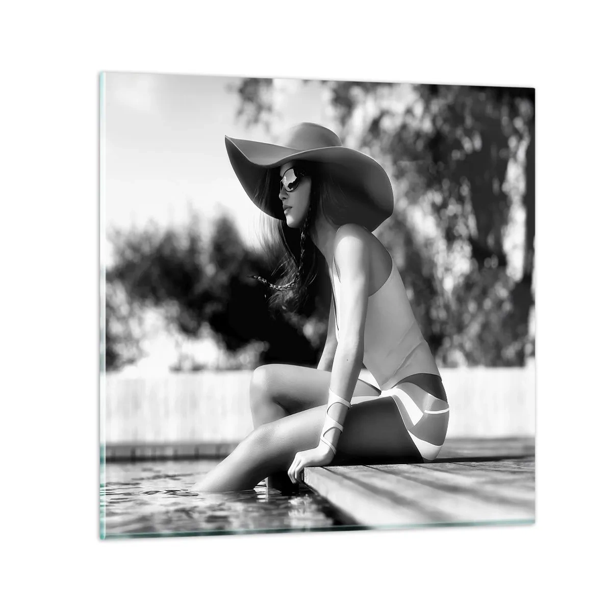 Schilderen op glas - Zomerdroom - 30x30 cm