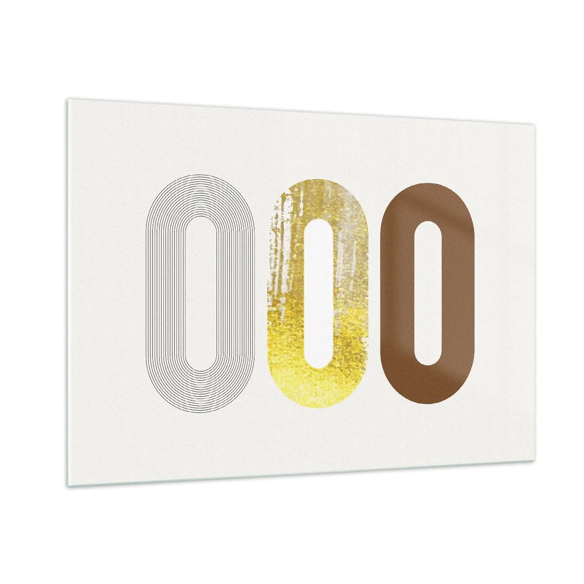 Schilderen op glas - Oooo! - 100x70 cm