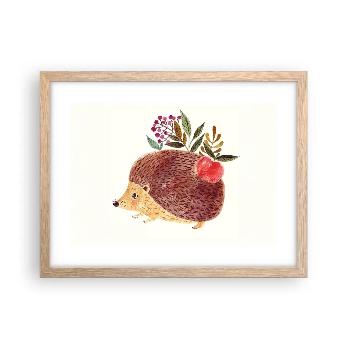 Een poster in een licht eiken lijst - En je vindt mij al leuk - 40x30 cm