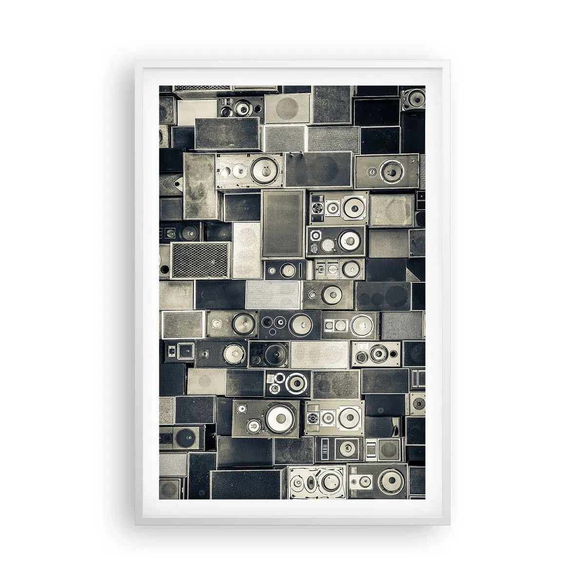 Poster in een witte lijst - En alles is goed - 61x91 cm