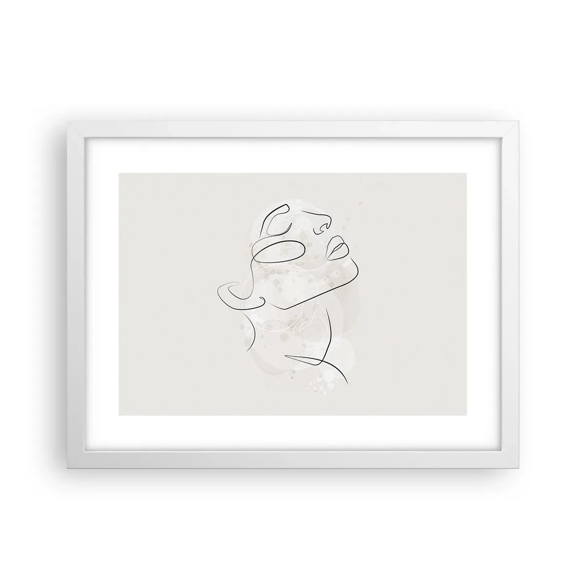 Poster in een witte lijst - De omtrek van een droom - 40x30 cm