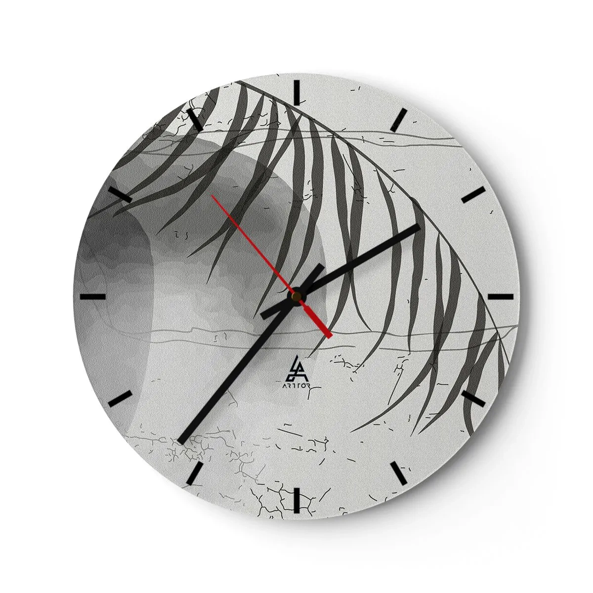 Wandklok - Klok - Het subtiele exotisme van de natuur - 40x40 cm