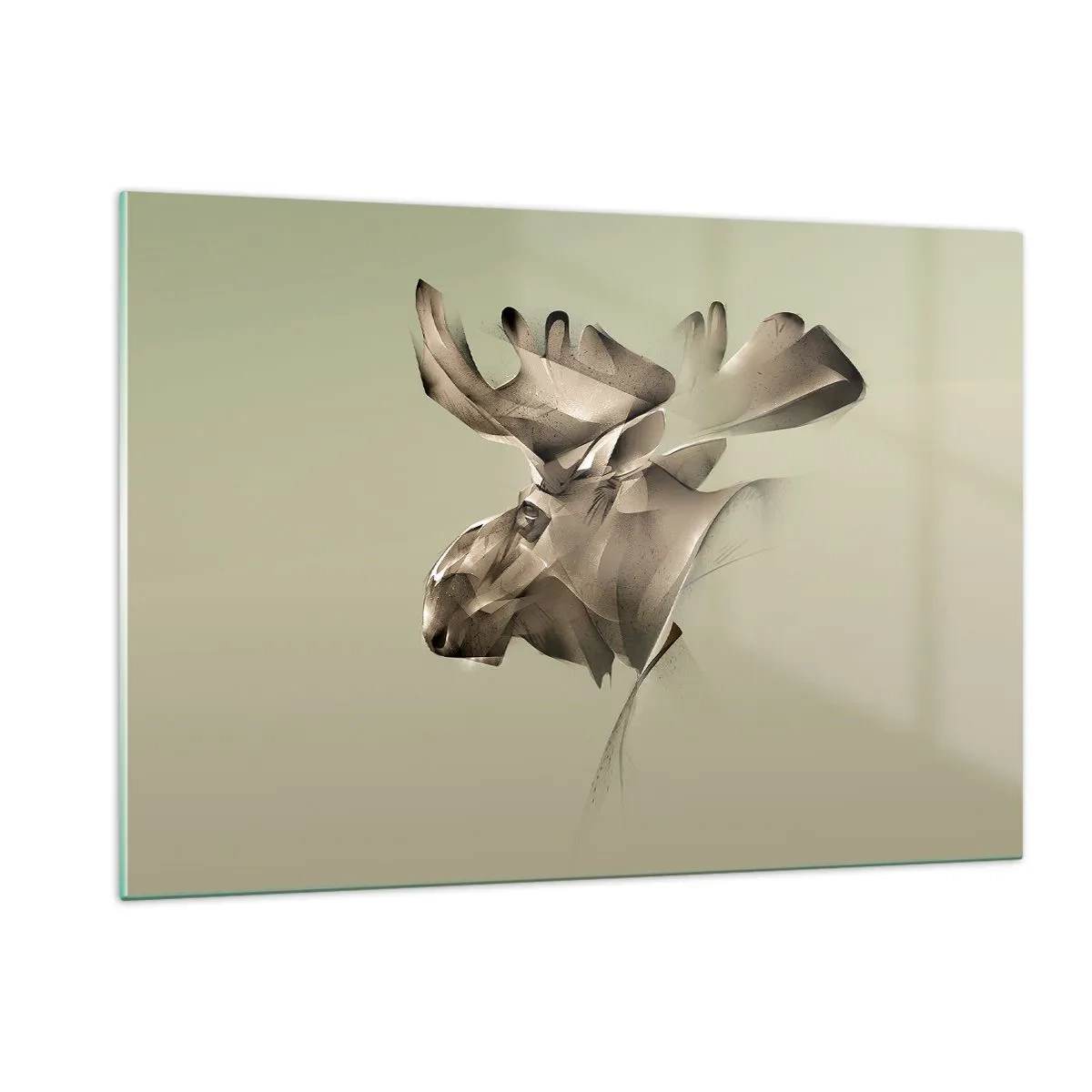 Schilderen op glas - De zachte kracht van vrede - 120x80 cm