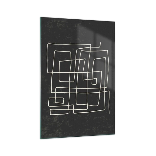 Schilderen op glas - Niet zo eenvoudig - 70x100 cm