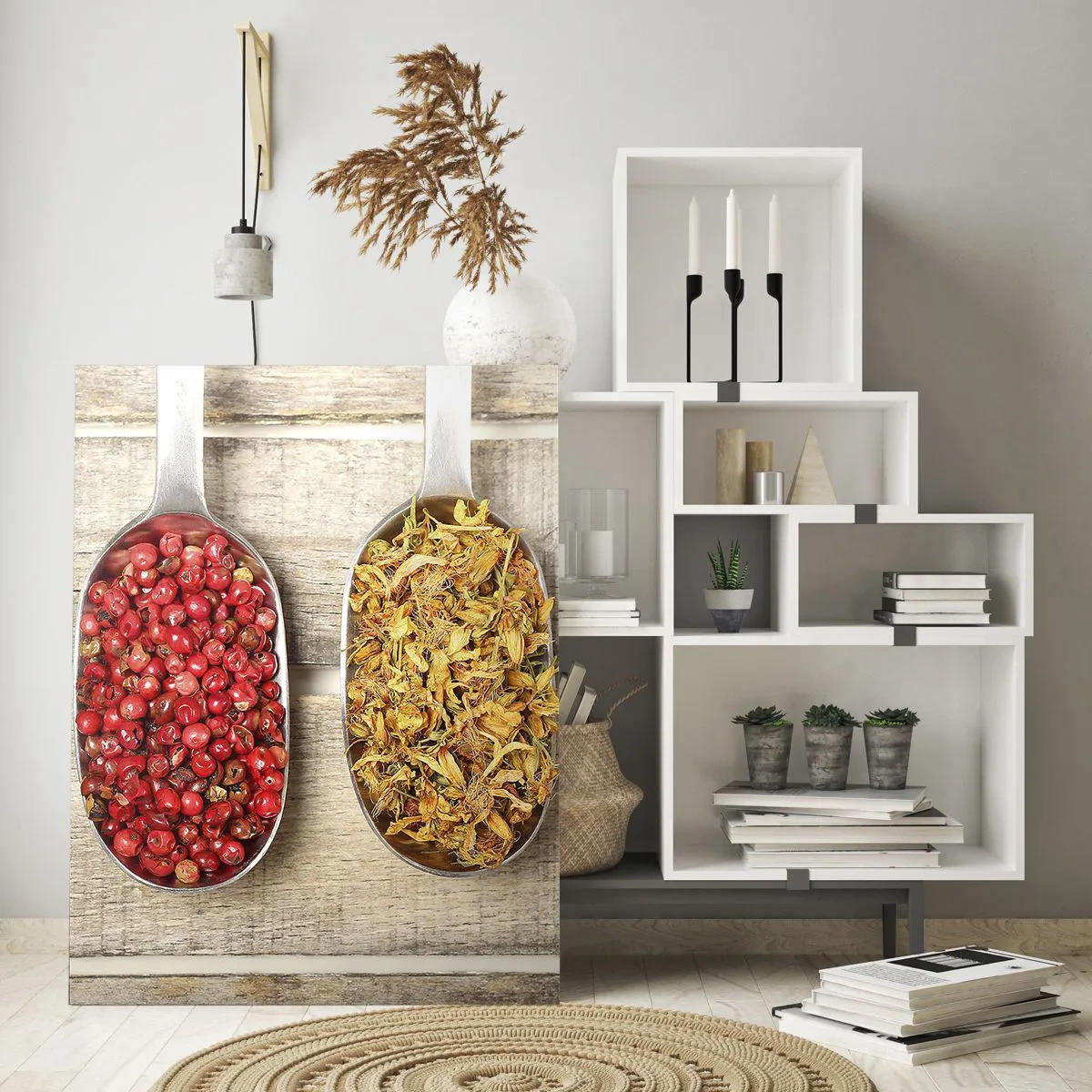 Schilderen op glas - Keuken magie - 50x70 cm
