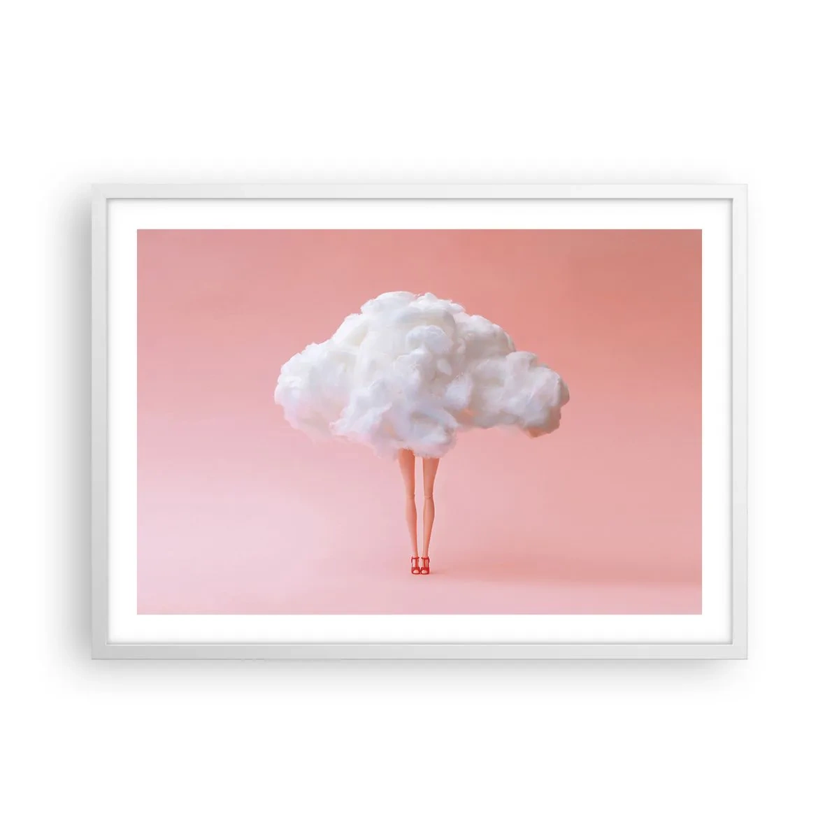 Poster in een witte lijst - Zoete belofte - 70x50 cm