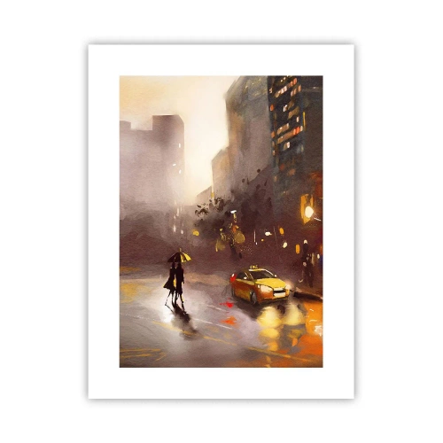 Poster - In de lichten van New York - 30x40 cm